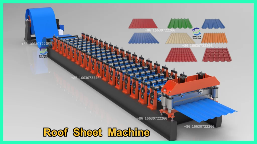 The modular assembled roll forming machine can produce steel roof panel and wall panel, and other customized profiles. Roof Sheet Roll Forming Machine.Ridge Cap Roll Forming Machine.Floor Deck Roll Forming Machine.Rain Gutter Roll Forming Machine.Downspouts Roll Forming Machine.Guardrail Plate Roll Forming Machine.CZ Purlin Roll Forming Machine.Barrel Corrugated Roll Forming Machine.Decoiler / Auto Stacker Metal Roof Panel Sheet Roll Forming Machine.Bending / Guillotine Shearing Machine,High Speed Cold Roll Forming Machine,etc.What is a roof sheet?What is the roofing sheet called?Which sheet is best for roofing?What is the purpose of roof sheeting?Corrugated Roof Sheet,Corrugated Sheet,Cladco Profiles ltd,Sig Roofing.Polycarbonate Sheet,china Roof Sheet Roll Forming Machine,china Ridge Cap Roll Forming Machine,china Floor Deck Roll Forming Machine,china Rain Gutter Roll Forming Machine,china Downspouts Roll Forming Machine,china Guardrail Plate Roll Forming Machine,china CZ Purlin Roll Forming Machine,china Barrel Corrugated Roll Forming Machine.china Decoiler / china Auto Stacker Metal Roof Panel Sheet Roll Forming Machine,china Bending / Guillotine Shearing Machine,china High Speed Cold Roll Forming Machine,etc.