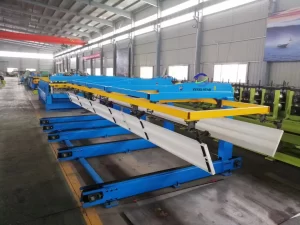 Sheet Stacker，Auto Stacker Metal Roof Panel Sheet Roll Forming Machine，Automatic Metal Sheet Stacker，Colored Steel Roof Panel Wall Sheet Auto Stacker Machine for Roll Forming Line，Roof Sheet Forming Machine With Stacker，Roof Sheet Roll Forming Machine with Stacker :